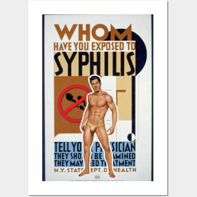 Syphilis Wall Art by David Hurd Designs